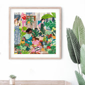 Daktuinmeisjes Poster