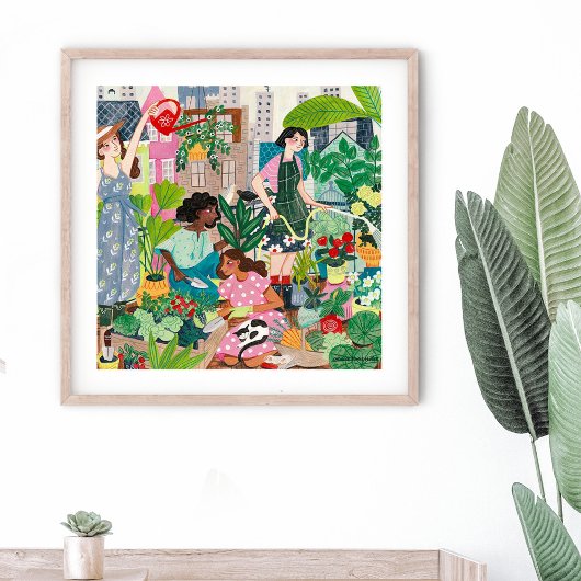 Daktuinmeisjes Poster