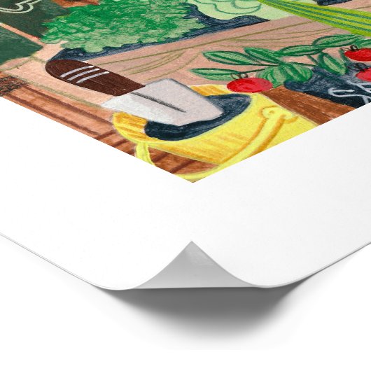 Daktuinmeisjes Poster (Hoek)