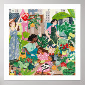 Daktuinmeisjes Poster (Voorkant)