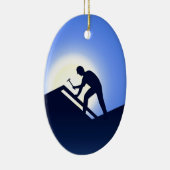 Dakwerkers Keramisch Ornament (Rechts)