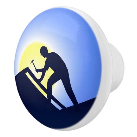 Dakwerkers Keramische Knop (Rechts)