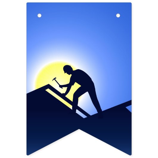 Dakwerkers Vlaggetjes (Eerste vlag)