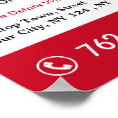 Dakwerkservices op maat poster (Hoek)