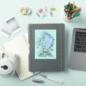 Dal Lake,Srinagar,India reisposter Kaart Sticker (iPad Cover)