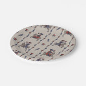 Dala B - Ronde papieren Borden Bordje (Gekanteld)