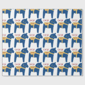 Dala God Jul Cadeaupapier (Vlak)