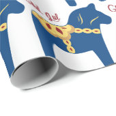 Dala God Jul Cadeaupapier (Rol Hoek)