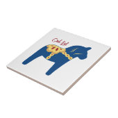 Dala God Jul Tegeltje (Zijkant)