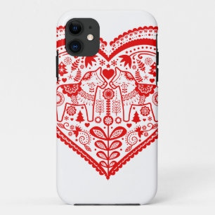 Dala Heart Case-Mate iPhone Case
