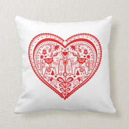 Dala Heart Pillow Kussen