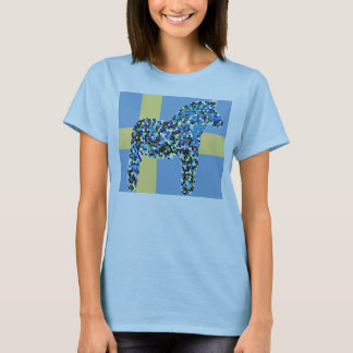 Dala Horse and Swedish Flag T-shirt copy