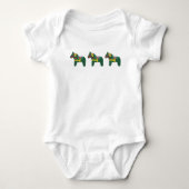 Dala Horse Baby Romper (Voorkant)