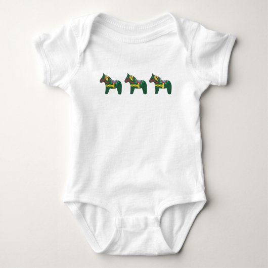 Dala Horse Baby Romper (Voorkant)