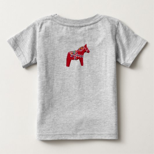Dala Horse Baby Romper (Achterkant)
