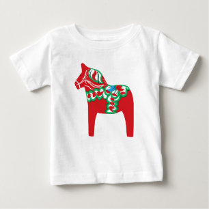 Dala Horse Baby T-shirt