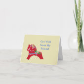 Dala Horse Beterschap, Vriendschap Kaart (Voorkant)