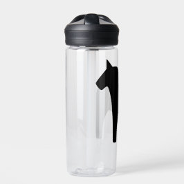 Dala Horse Black Water Bottle Waterfles