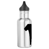Dala Horse Black Water Bottle Waterfles (Links)