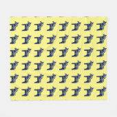 Dala Horse Blanket Fleece Deken (Voorkant (Horizontaal))