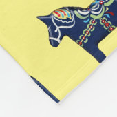 Dala Horse Blanket Fleece Deken (Hoek)