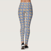 Dala Horse Blue Leggings (Achterkant)
