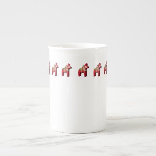 Dala Horse Bone China Mok (Voorkant)