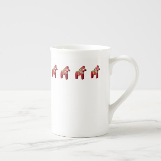 Dala Horse Bone China Mok (Rechts)