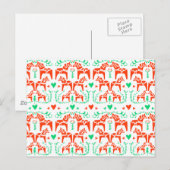 Dala Horse Briefkaart (Voorkant / Achterkant)