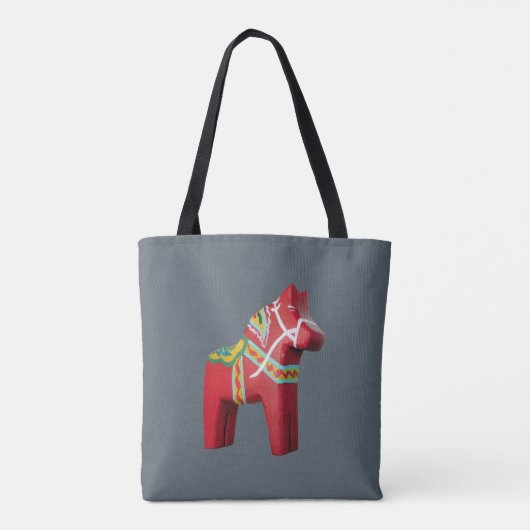 Dala Horse Canvas tas (Achterkant)