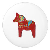 Dala Horse Ceramic Knob Keramische Knop (Voorkant)