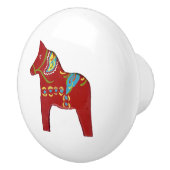Dala Horse Ceramic Knob Keramische Knop (Rechts)
