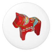 Dala Horse Ceramic Knob Keramische Knop (Voorkant)