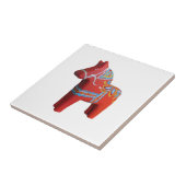 Dala Horse Ceramic Tegel Tegeltje (Zijkant)