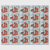Dala Horse Collector Wrapping Cadeaupapier (Vlak)