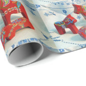 Dala Horse Collector Wrapping Cadeaupapier (Rol Hoek)