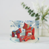 Dala Horse Collectors Post Kaart (Staand voorkant)