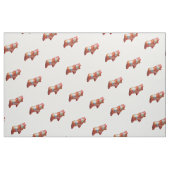 Dala Horse Cotton Fabric Stof (Fat Quarter)