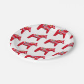 Dala Horse Dinner Bord (Gekanteld)