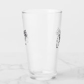 Dala Horse Drawing Glas (Links)