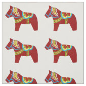 Dala Horse Fabric Stof (Swatch)