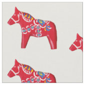 Dala Horse Fabric van Julia Morrill Stof (Close Up)