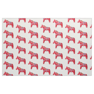 Dala Horse Fabric van Julia Morrill Stof