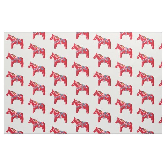 Dala Horse Fabric van Julia Morrill Stof (Fat Quarter)