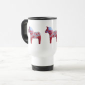 Dala Horse Forensenmok Reisbeker (Voorkant links)
