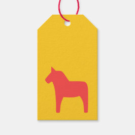 Dala Horse Gift Labels Cadeaulabel