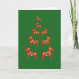 Dala Horse Holiday Kaart