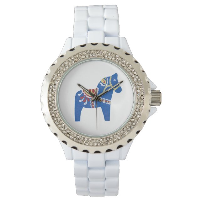 Dala Horse Horloge (Voorkant)