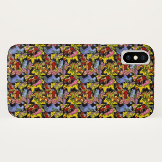 Dala Horse iPhone/iPad Case (Achterkant (horizontaal))