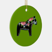 Dala Horse Kerst Ornament (Rechts)
